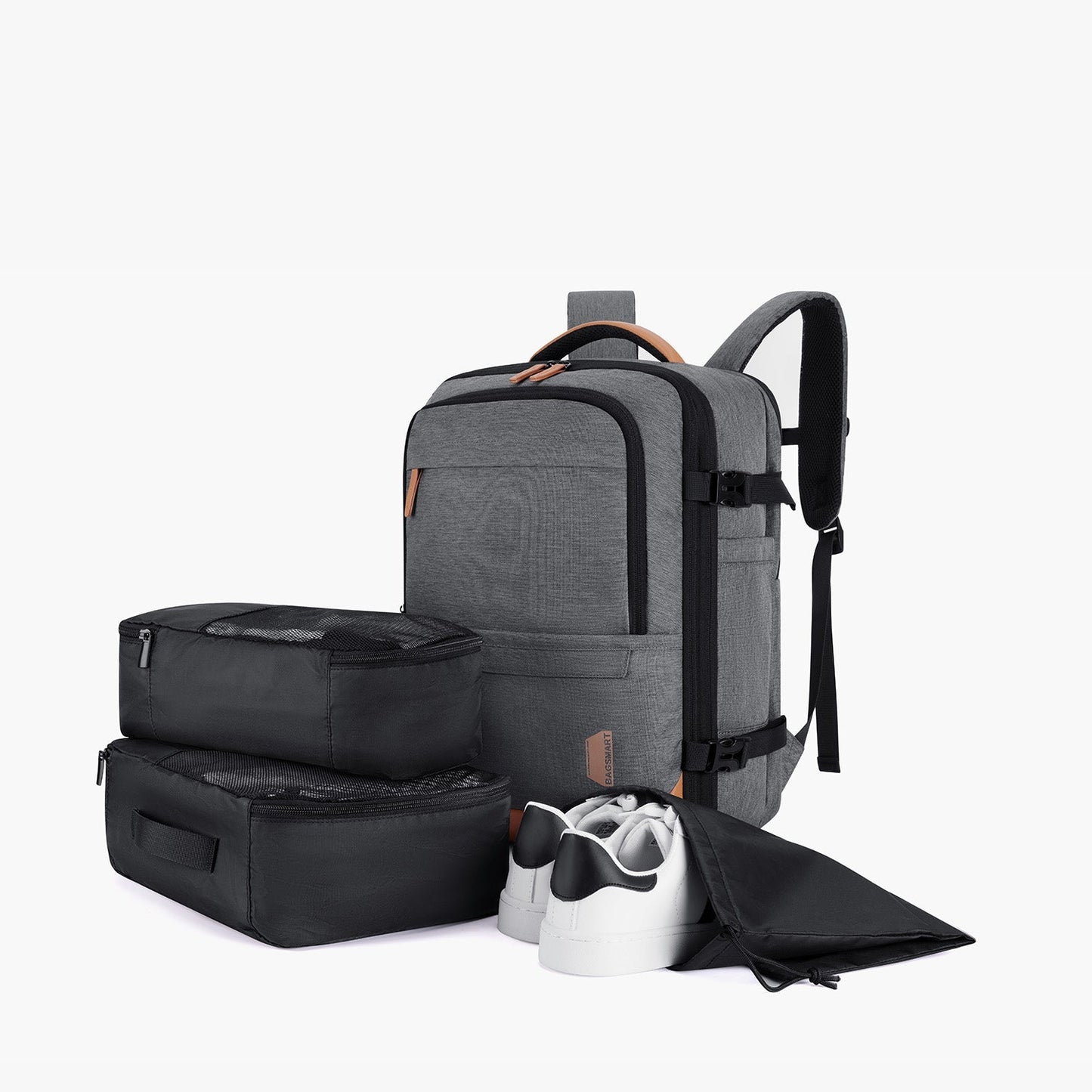 Expandable Airline Approved Carry On 40L Travel Backpack