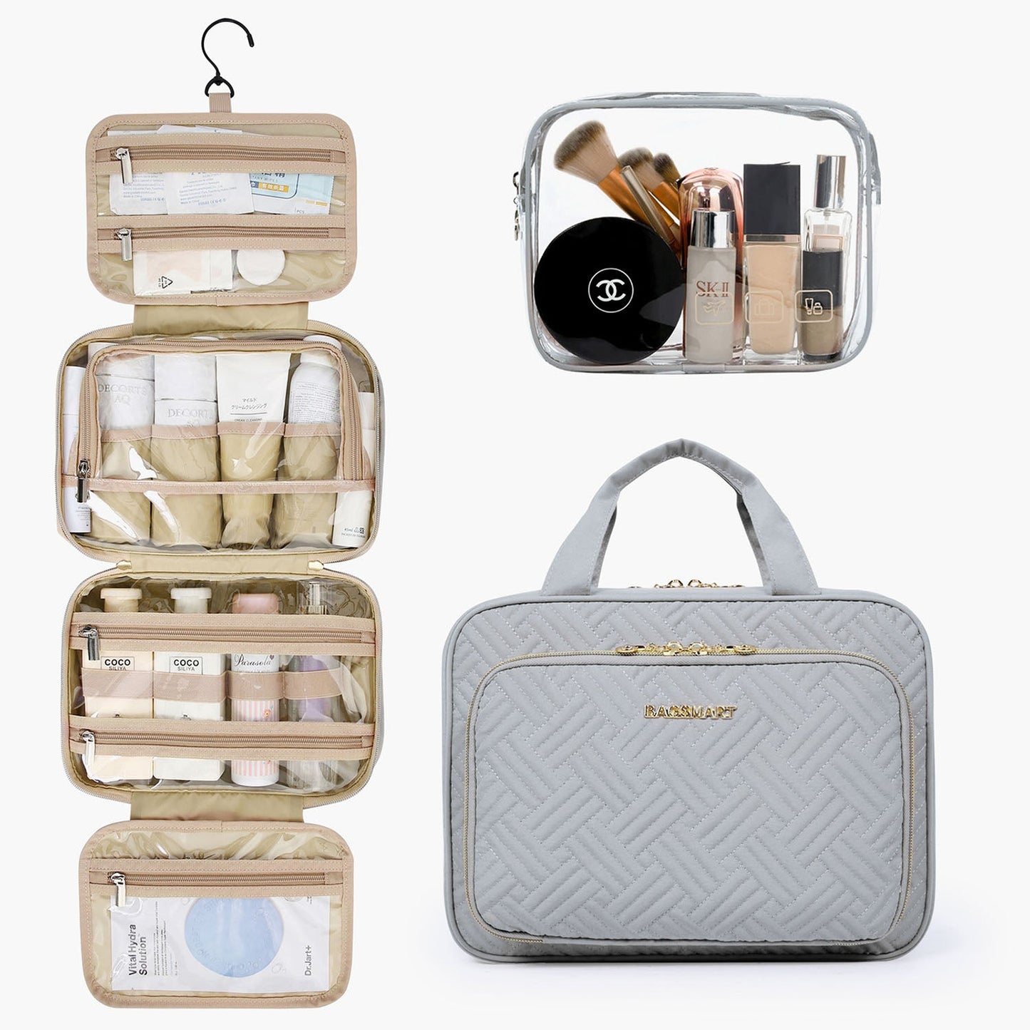 Hanging Toiletry Bag Space Saving