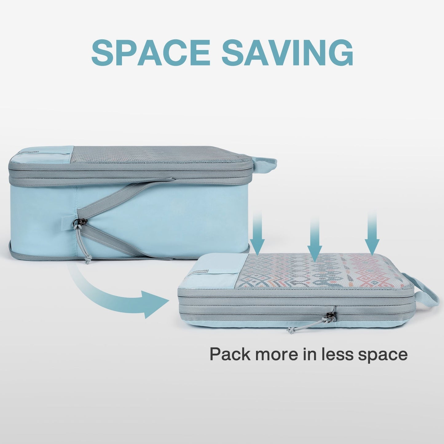 Compression Packing Cubes Suitcase Organiser Travel
