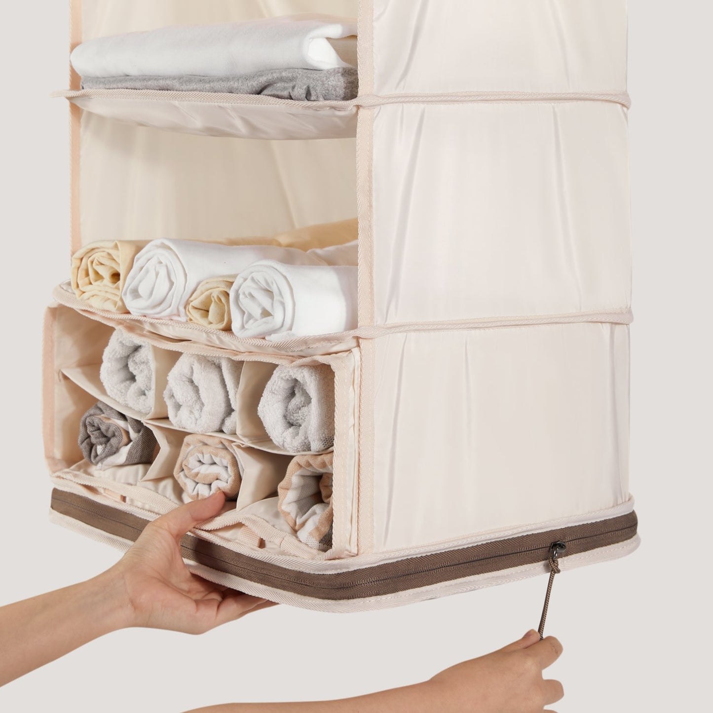 Hanging Foldable Compression Packing Cubes