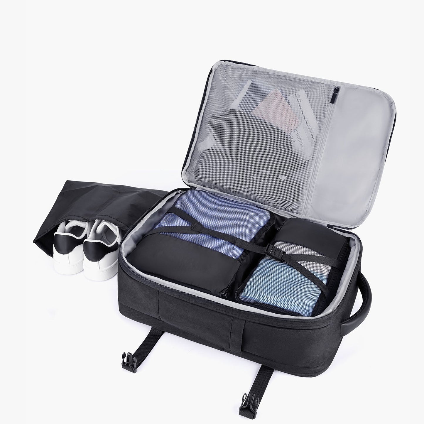 Expandable Airline Approved Carry On 40L Travel Backpack