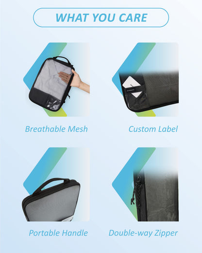 Compression Packing Cubes Suitcase Organiser Travel