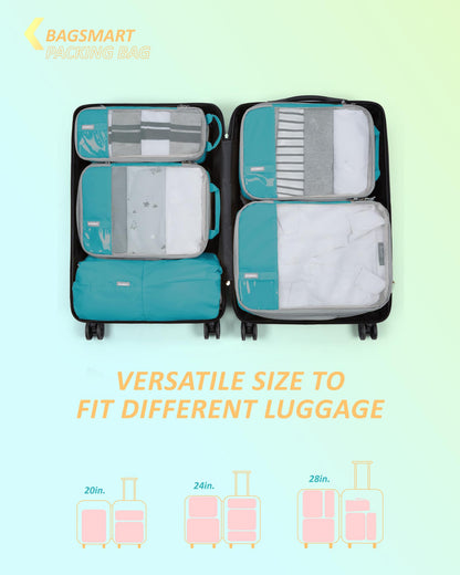 Compression Packing Cubes Suitcase Organiser Travel