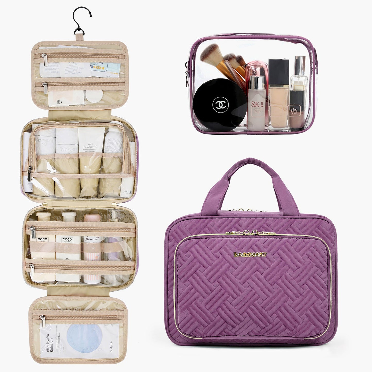 Hanging Toiletry Bag Space Saving