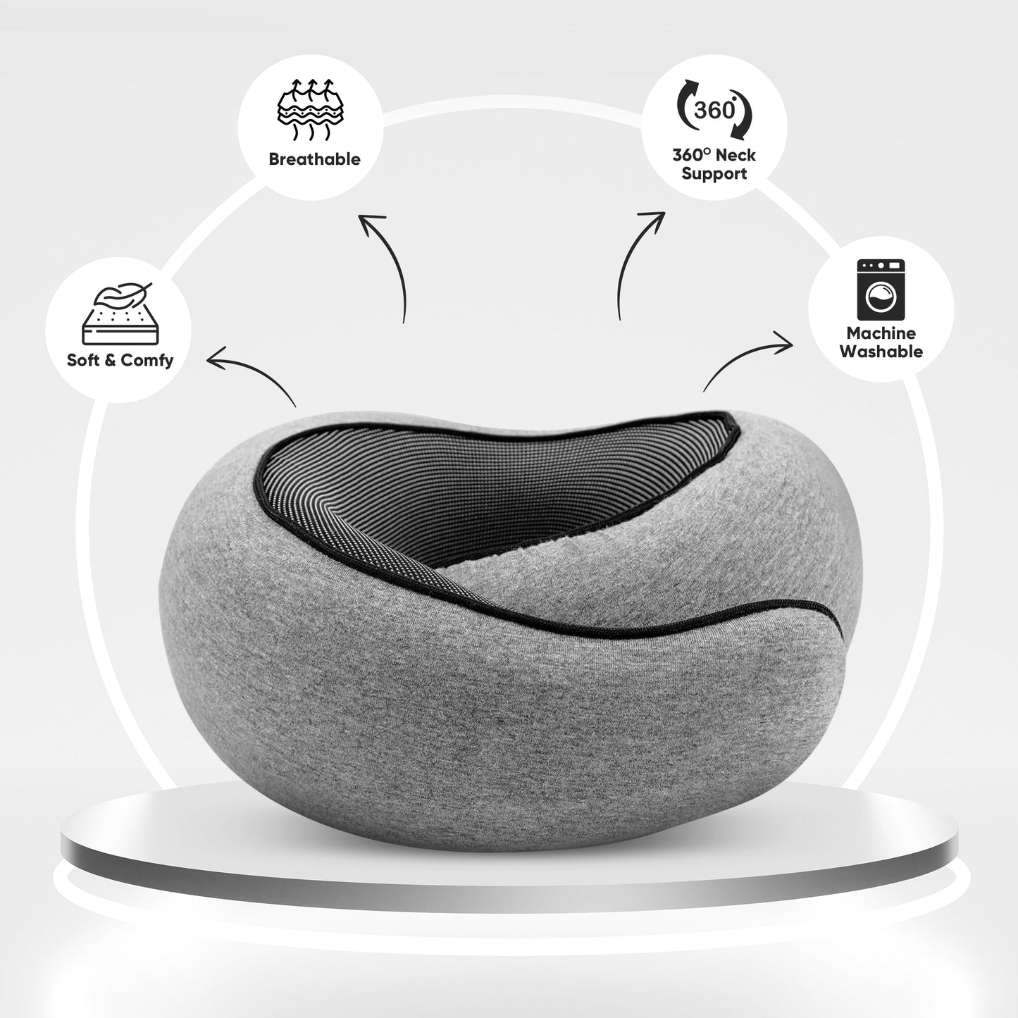 Travel Neck Pillow Full Neck Support