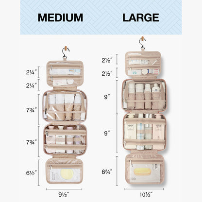 Hanging Toiletry Bag Space Saving