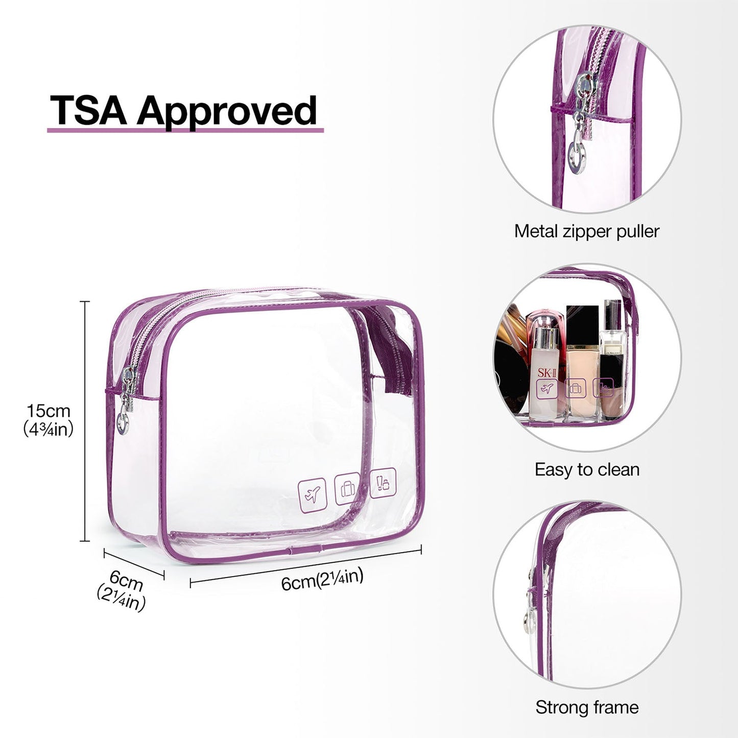 Hanging Toiletry Bag Space Saving