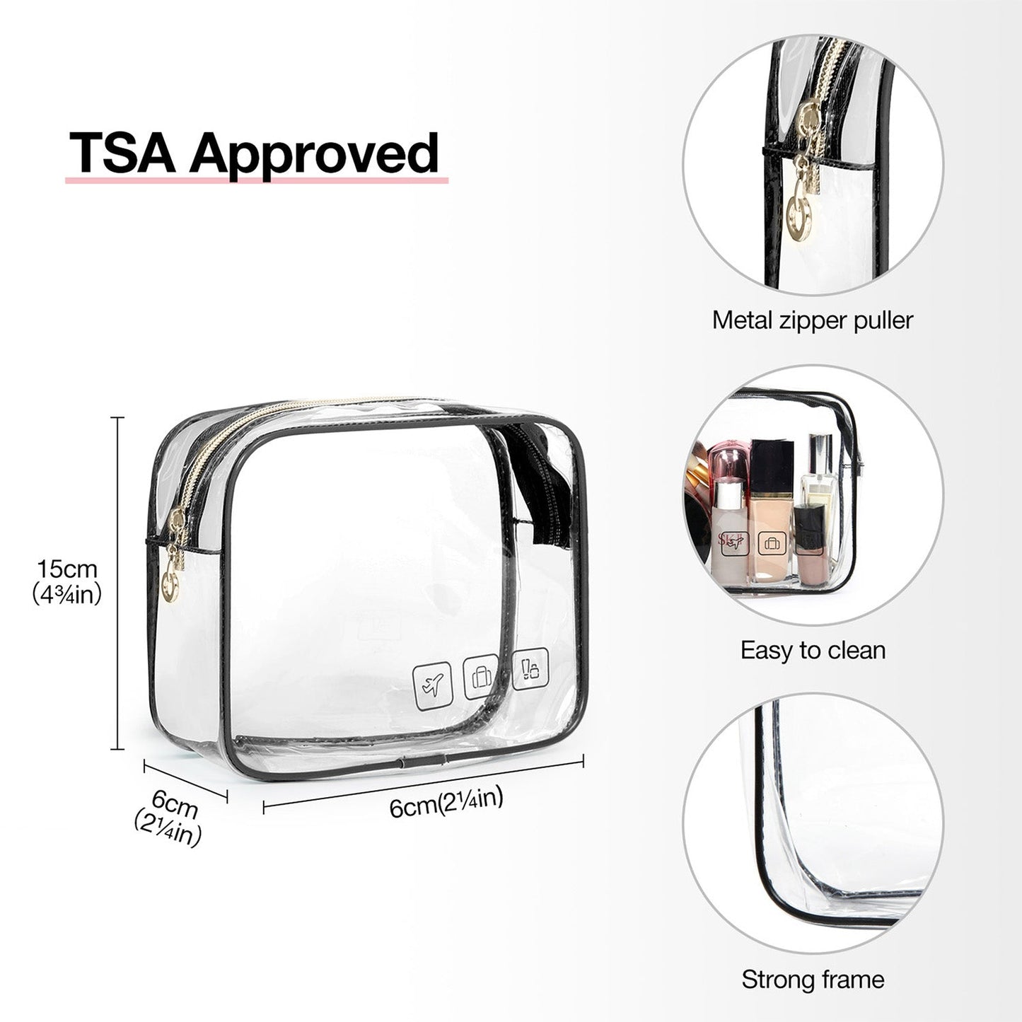 Hanging Toiletry Bag Space Saving