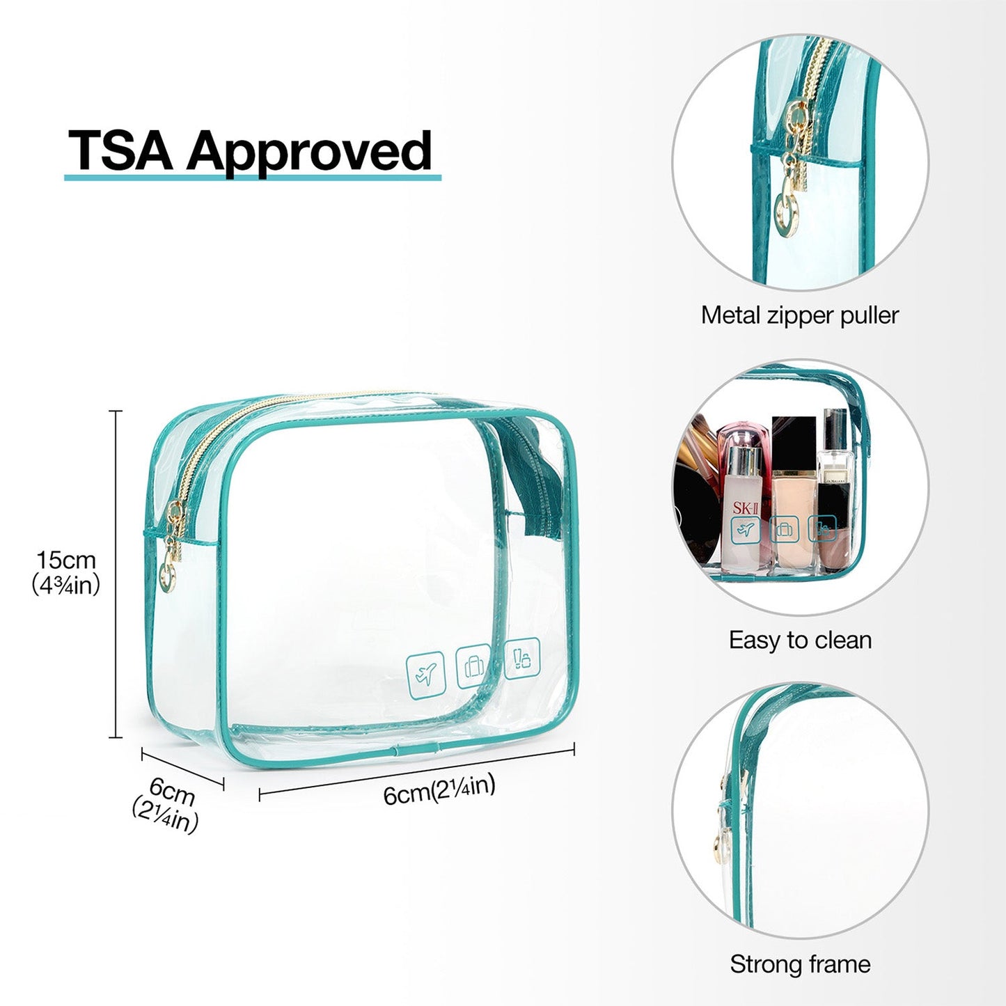 Hanging Toiletry Bag Space Saving